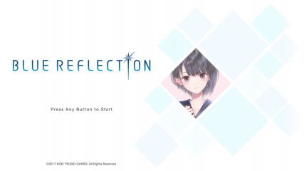 Blue Reflection Title Screen